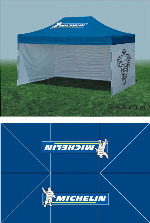 Пример брендирование шатра