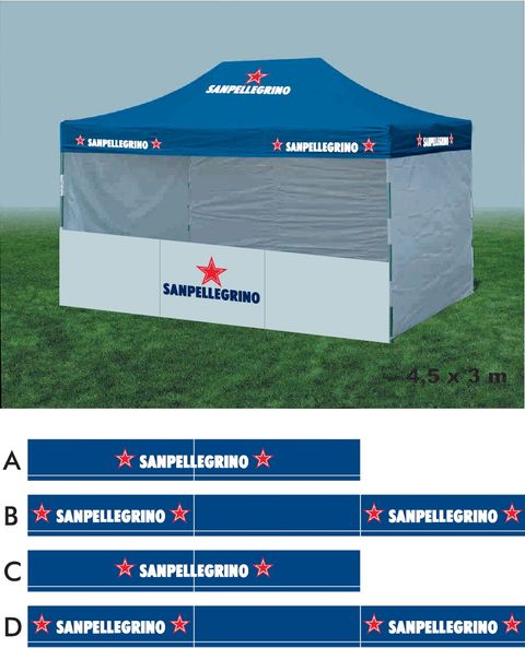 Пример брендирование шатра