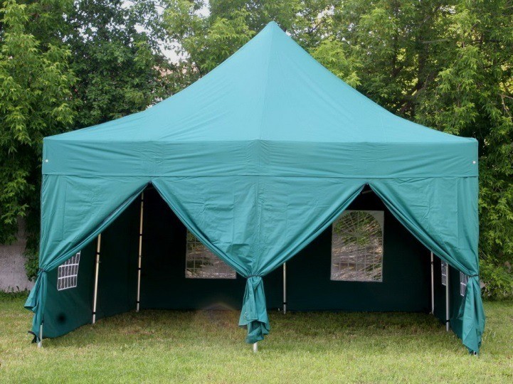  Зеленый шатер гармошка